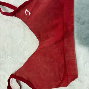 Gymshark Vibrant Red Seamless Bra